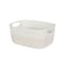 Simplify 2-Tone Decorative Large Storage Basket in Ivory 26312-IVORY - alternate 1